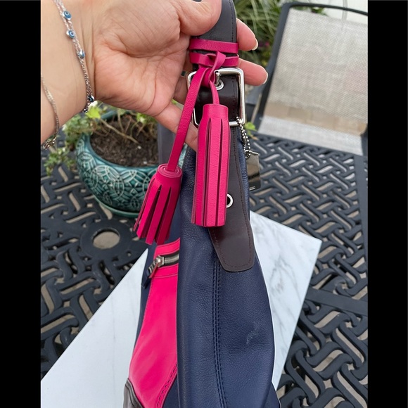 Coach crossbody tri color purse - Picture 12 of 12